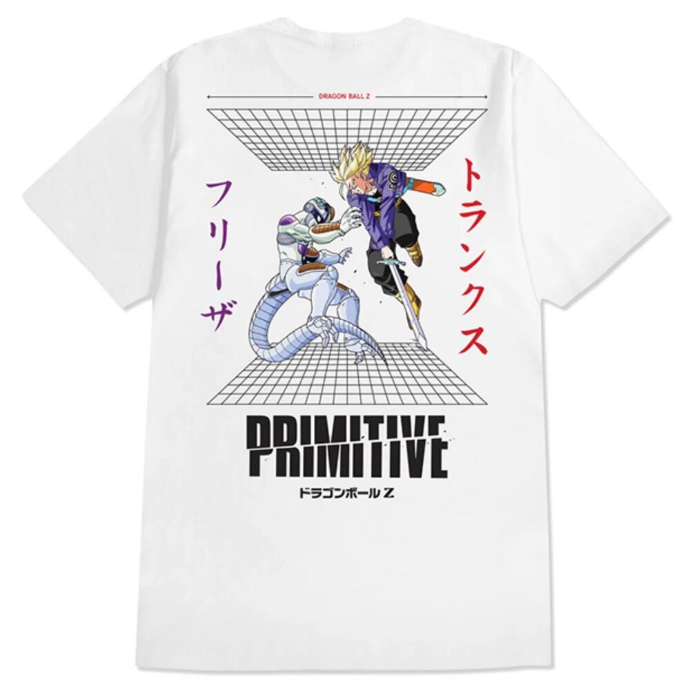 Primitive Skate X Dragon Ball Z Men's T-Shirt Timeline Anime Short Sleeve Tee